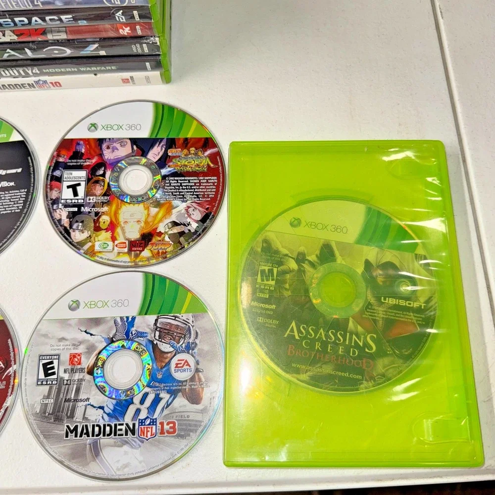 Xbox 360 Video Games Lot of Of 20 Tested Works